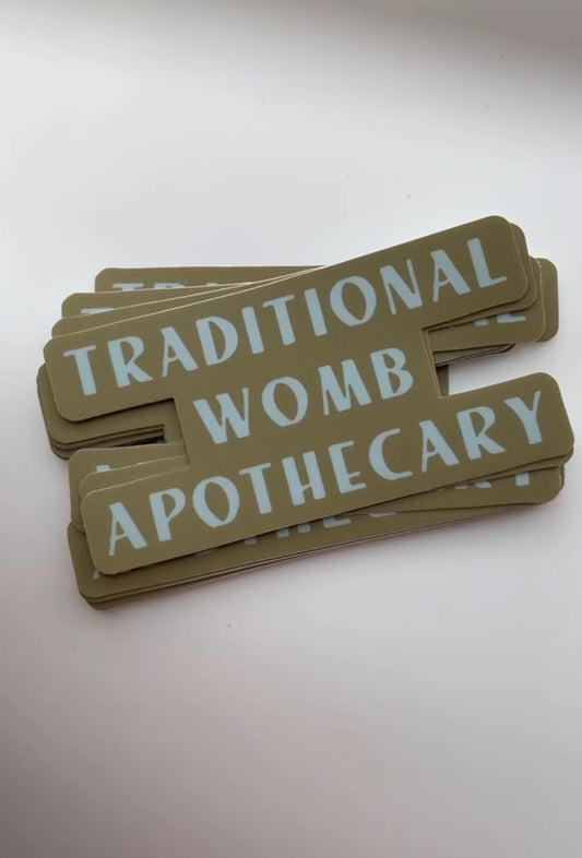 Traditional Womb Apothecary Sticker